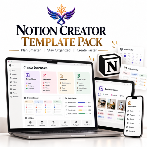 Notion Creator Template Pack